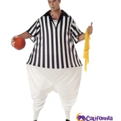 Plus Size Referee Costume For Adult
