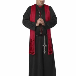 Plus Size Sinister Minister Mens Costume