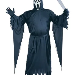 Mens Plus Size Scream Ghost Face Costume
