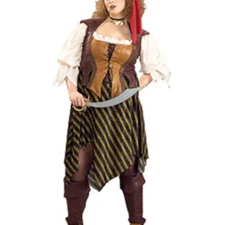 Adult Plus Pirate Wench Costume
