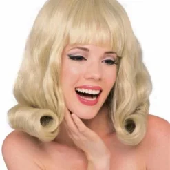 Flip Wig (Blonde) Adult