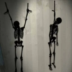 Hanging Skeletons Wall Add-Ons (2 Count)