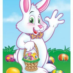 5' Happy Easter Door Cover