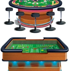 Craps & Blackjack Tables Casino Props Wall Add-Ons