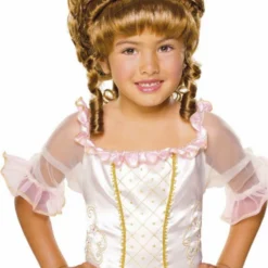 Brown Child Wig With Tiara