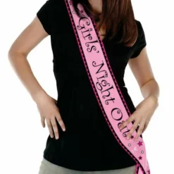Girls' Night Out Satin Sash