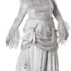 Ghostly Lady Plus Size Adult Costume