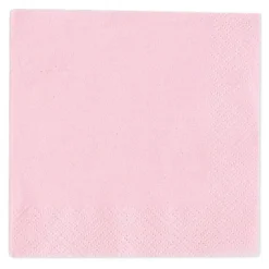 Light Pink Beverage Napkins (50 Count)
