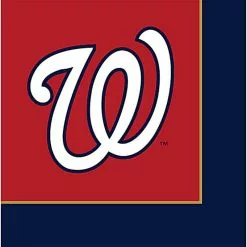 Washington Nationals Lunch Napkins (24 Count)