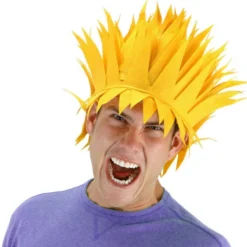 Yellow Lightning Bolt Wig