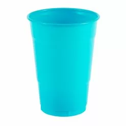 Turquoise 16 Oz. Plastic Cups (20 Count)