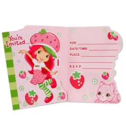 Strawberry Shortcake Invitations (8 Count)