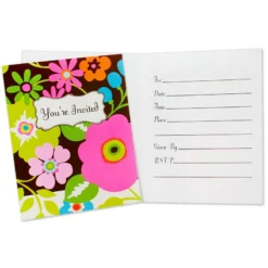 Hippie Chick Invitations (8 Count)