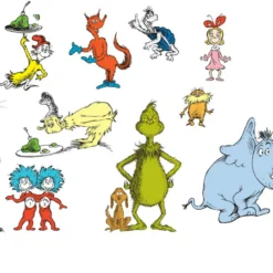 Dr. Seuss Removable Wall Decorations