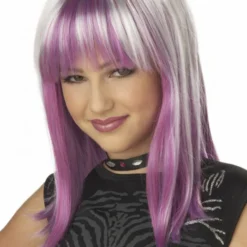 Prismatic Pink Wig Child