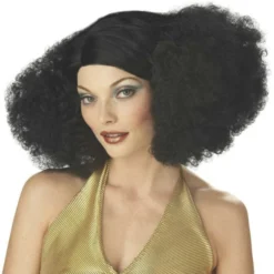 Disco Sensation (Black) Adult Wig