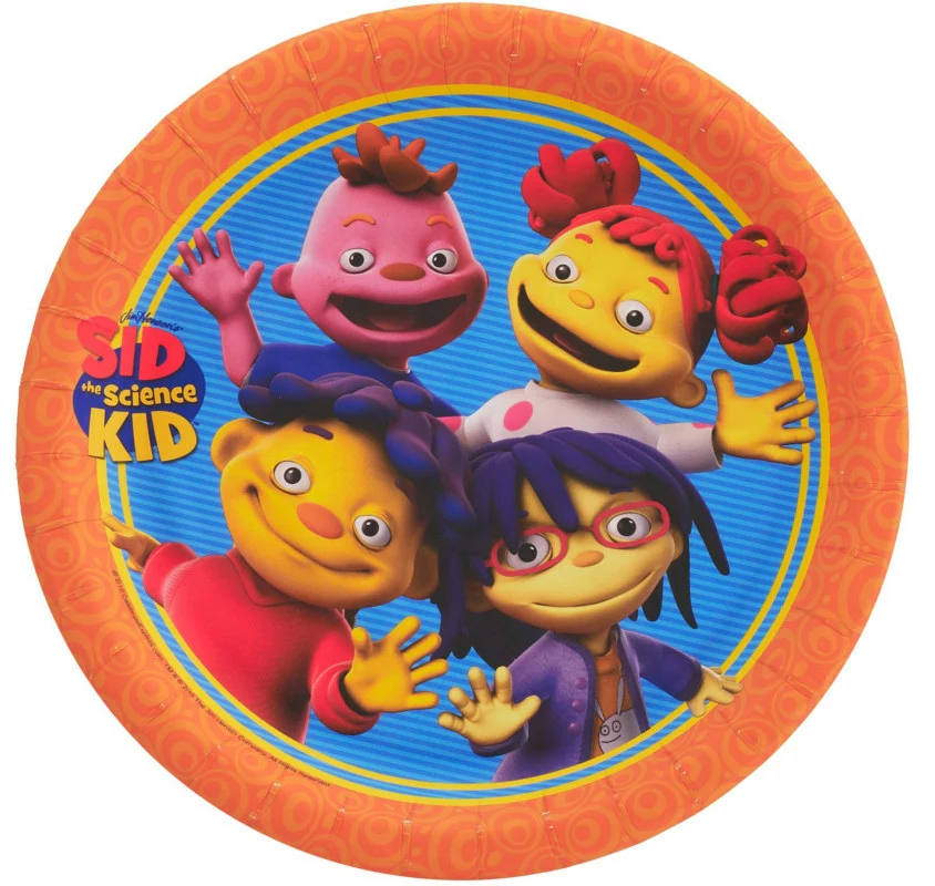 Sid The Science Kid Dinner Plates (8 Count)
