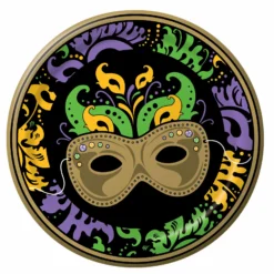 Mardi Gras Magic Dinner Plates (8 Count)