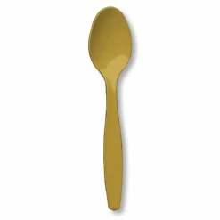 Glittering Gold (Gold) Heavy Weight Spoons (24 Count)