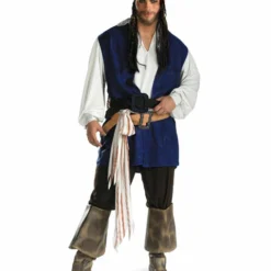 Classic Plus Size Pirates Of The Caribbean Jack Sparrow Mens Cos