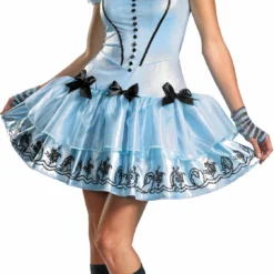 Alice In Wonderland Movie - Sassy Blue Dress Alice Adult Costume