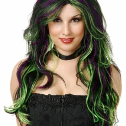 Emerald Witch Wig (Adult)