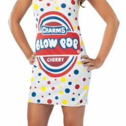 Charms Blow Pop Teardrop Dress Adult Costume