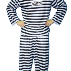 Convict Man Adult Costume