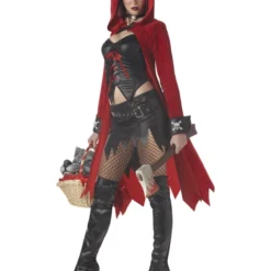Adult Sexy Rebel Little Red Riding Hood Costume