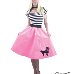 Adult Plus Pink Poodle Costume (Skirt)