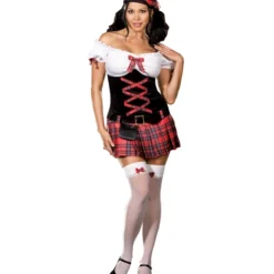 Womans Plus Size Sassie Lassie Costume