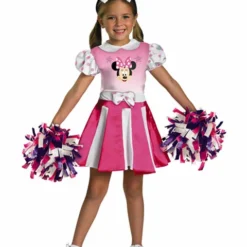 Disneys Minnie Mouse Cheerleader Girls Costume