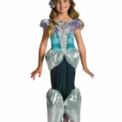 Deluxe Shimmer Disney Ariel Girls Costume