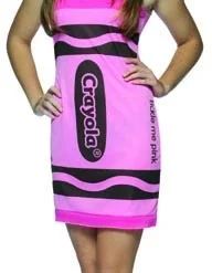 Tickle Me Pink Crayola Crayon Costume