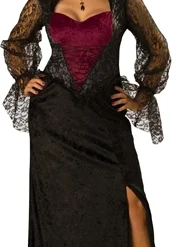 Womens Plus Midnight Vampiress Costume