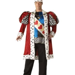 Plus Size Elite King Of Hearts Costume For Adult