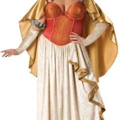 Elite Womens Plus Viking Princess Costume