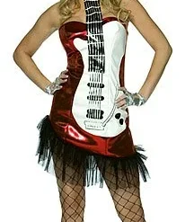 Sexy Rock Guitar Costume